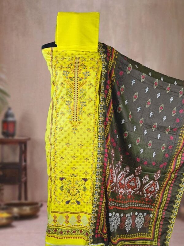 luxury embroidered lawn design 22st