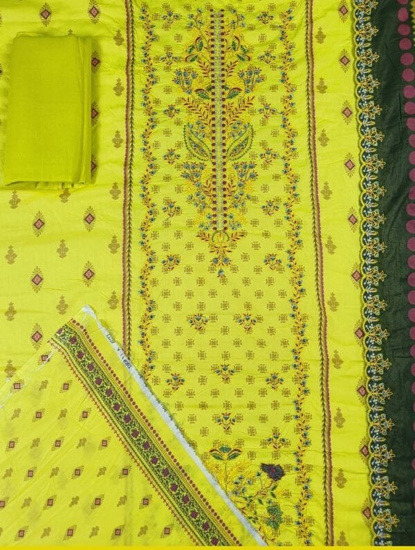 luxury embroidered lawn design 22st