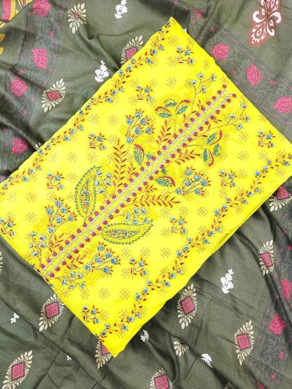 luxury embroidered lawn design 22st