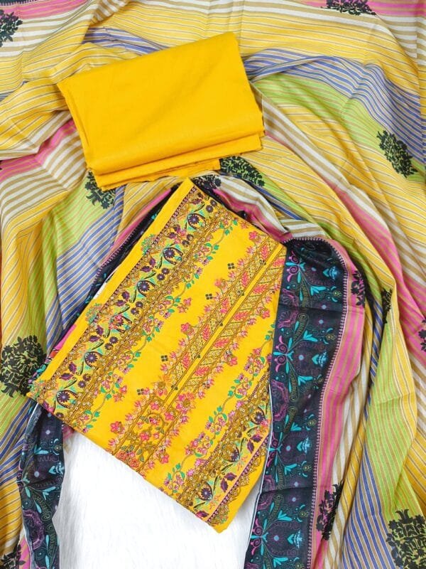 luxury embroidered lawn design 23st