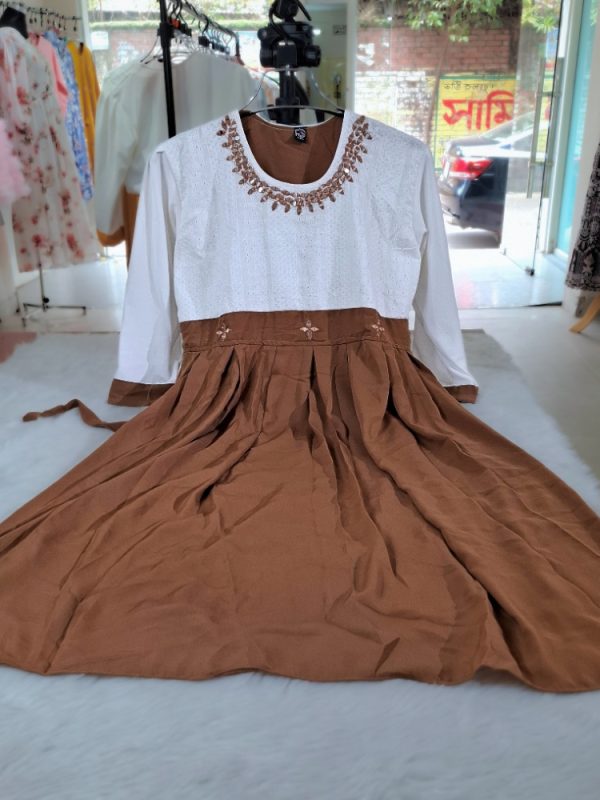 Georgette Chikankari Tops ST 04